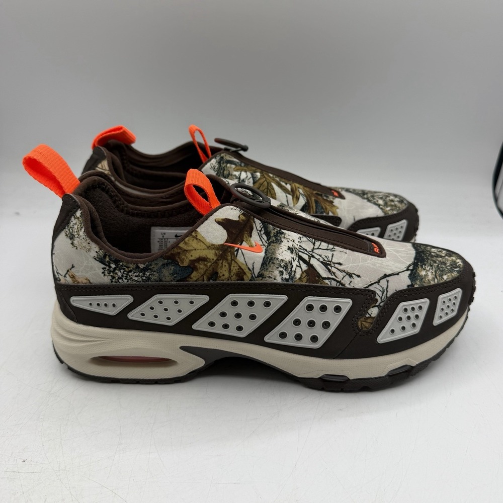 Nike Air Max SNDR x RealTree Shoes Womens Sz 9 Light Orewood Brown IB2476-100